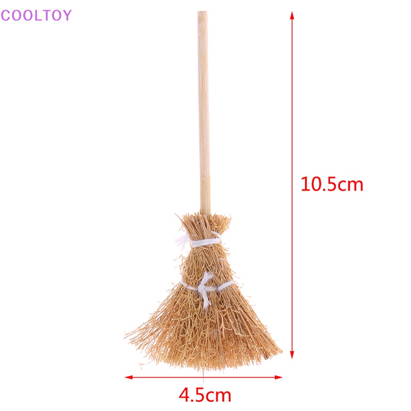 Bộ Mô Hình Chổi Và Đồ Gia Dụng Cho Nhà Búp Bê Tỷ Lệ 1 / 12