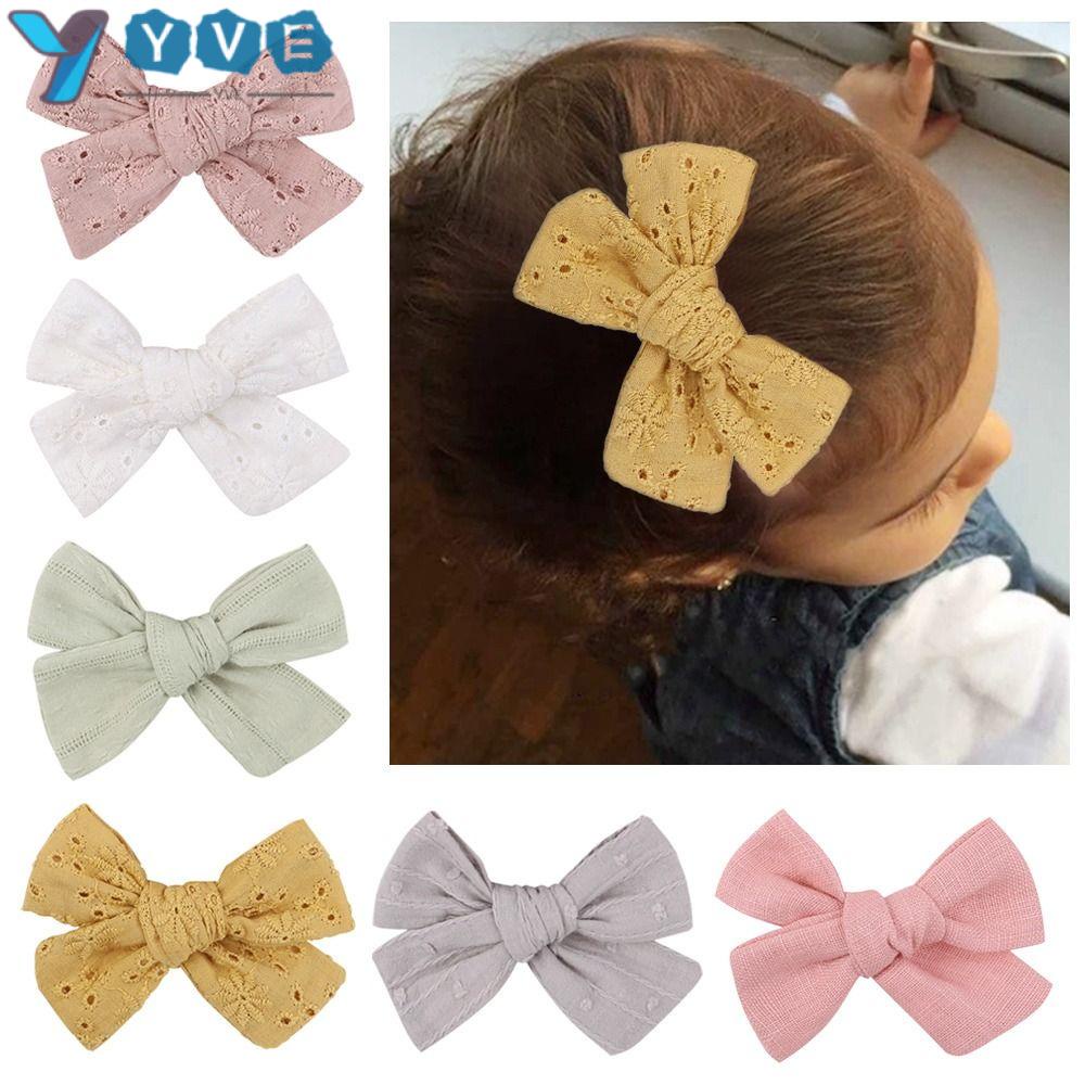 Bộ 2 Cặp Kẹp Tóc Ruy Băng Màu Sắc Thời Trang