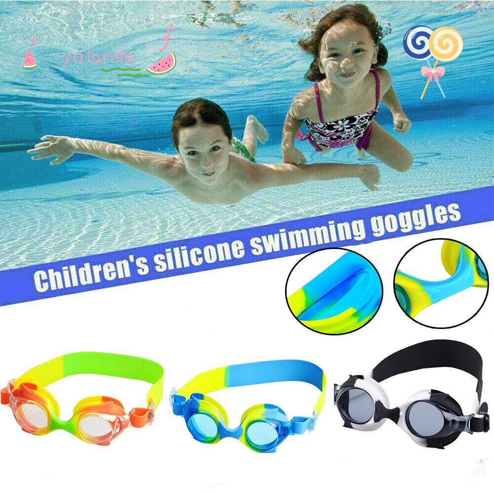 Kính Bơi PVC Chống Sương Mù Nhiều Màu Sắc Dành Cho Trẻ Em