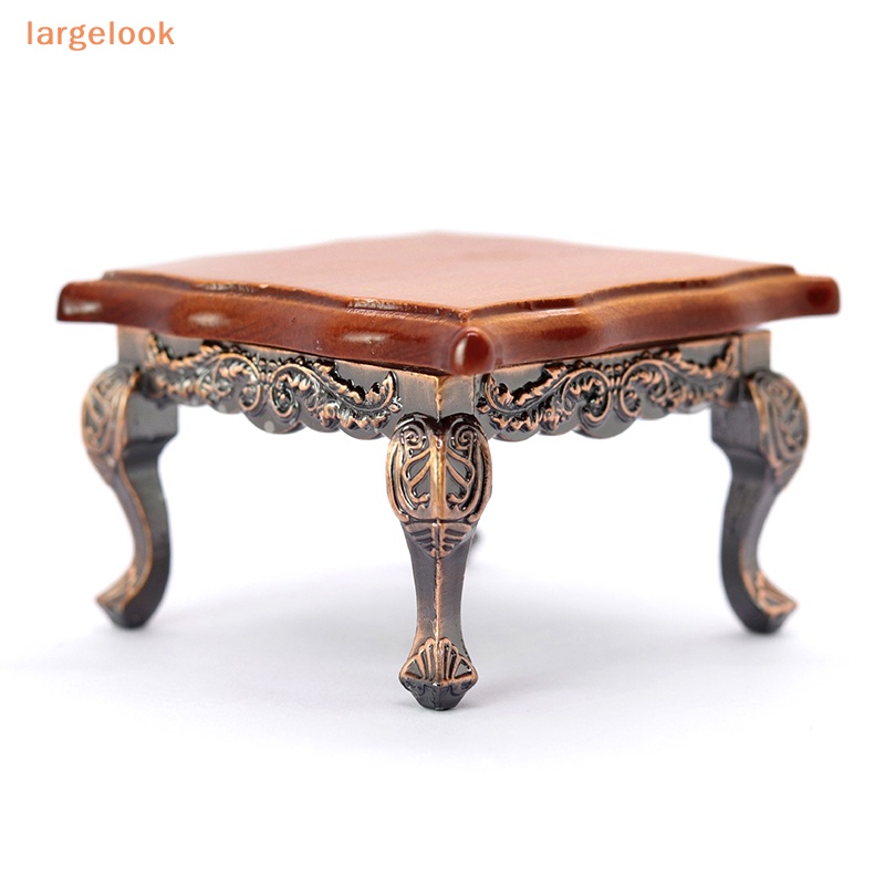 Bàn Vuông Mini Trang Trí Nhà Búp Bê Phong Cách Retro