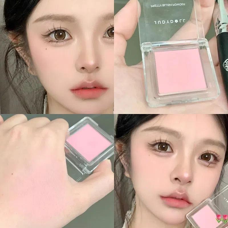 Judydoll Blush Judydoll Single Color Highlight Contour Trang điểm tự nhiên Đi kèm với cọ má hồng