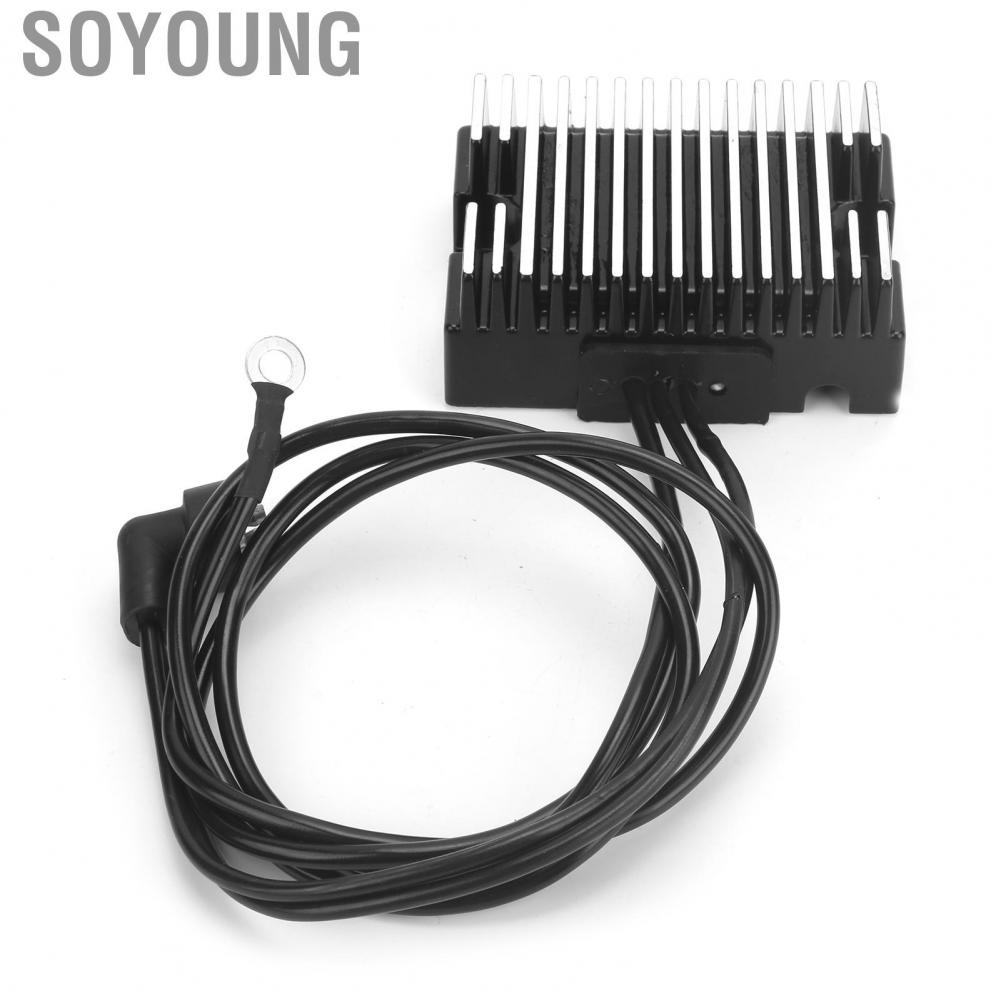 Soyoung Voltage Regulator Aluminium Alloy Rectifier 74519‑88 H1988 Fit for Big Twin models 1989-1999