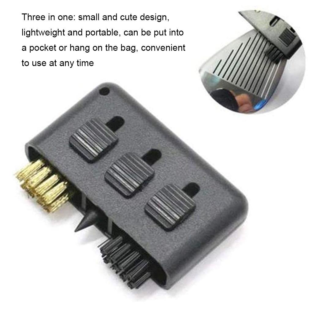 Bộ 2 Bàn Chải 3 Trong 1 Dùng Luyện Tập Đánh Golf Trong Nhà / Ngoài Trời