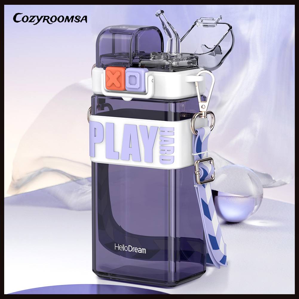 Bình Nước 520ml Kèm Hộp Màu Sắc Dễ Thương