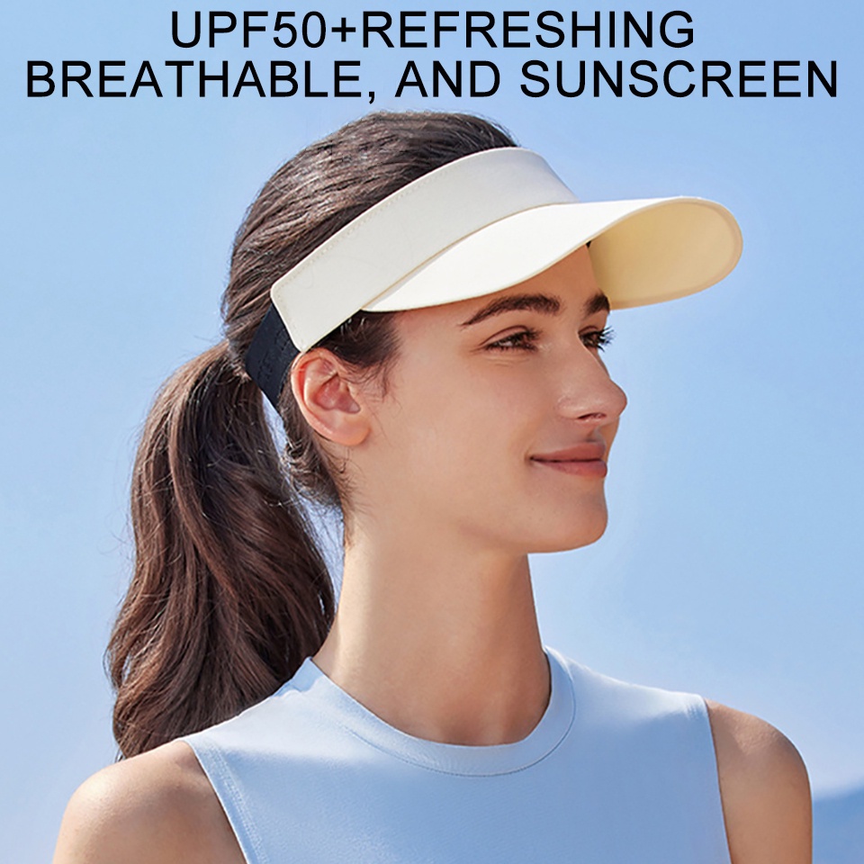 Mũ Rộng Vành Hở Chóp Chống Nắng Thời Trang Mùa Hè Cho Nam Và Nữ