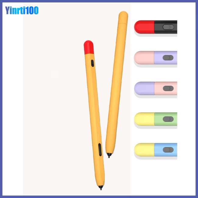 Ốp Bảo Vệ Bút Cảm Ứng Bằng Silicon Màu Tương Phản Chống Trầy Cho Galaxy Tab S-pen Pro Stylus