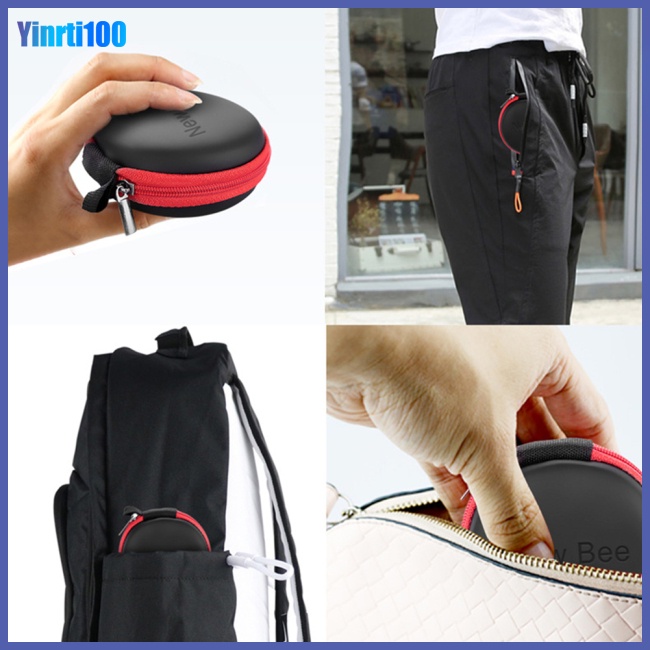 Hộp Đựng Tai Nghe / Cáp Sạc Yinrti Eva Chống Nước Chống Bụi Có Túi Lót Bên Trong