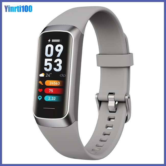 Đồng Hồ Thông Minh Yinrti C60 Màn Hình Hd 1.1 Inch Theo Dõi Sức Khỏe Và Phụ Kiện