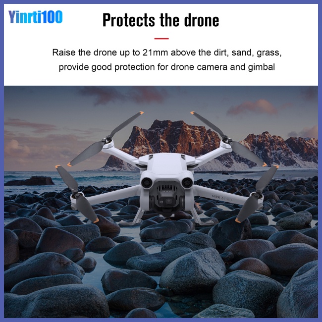 Chân Máy Bay Điều Khiển Từ Xa Có Đèn Led Chống Rơi Tháo Gỡ Nhanh