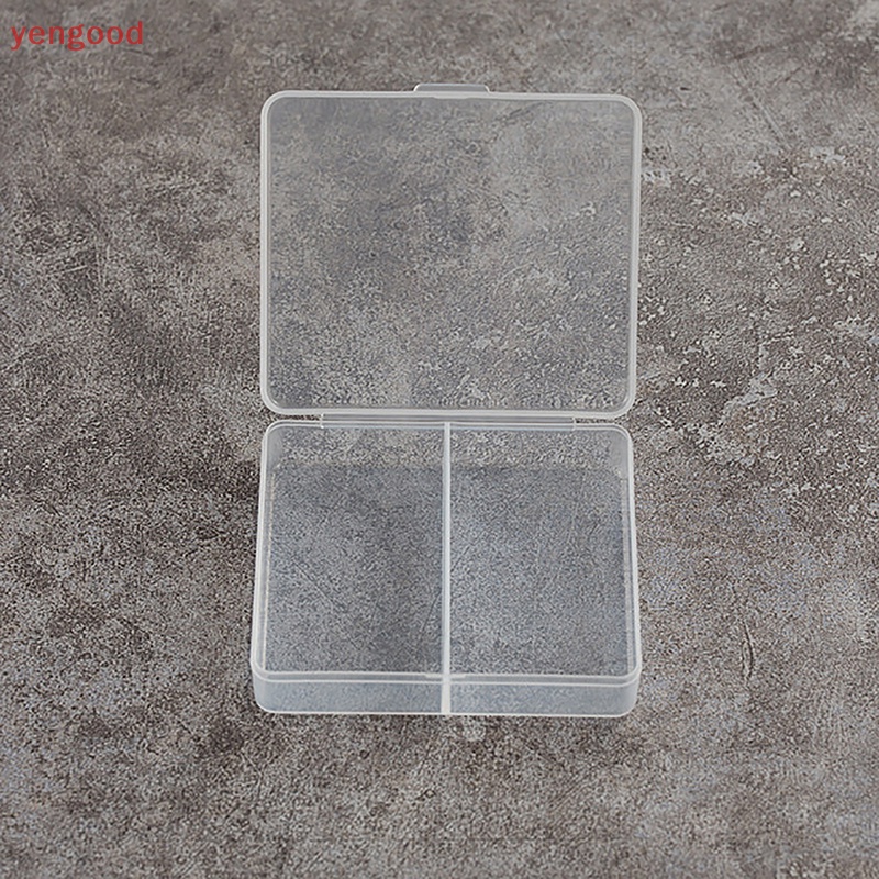 Hộp Nhựa Trong Suốt Hình Vuông Đựng Trang Sức Tiện Dụng