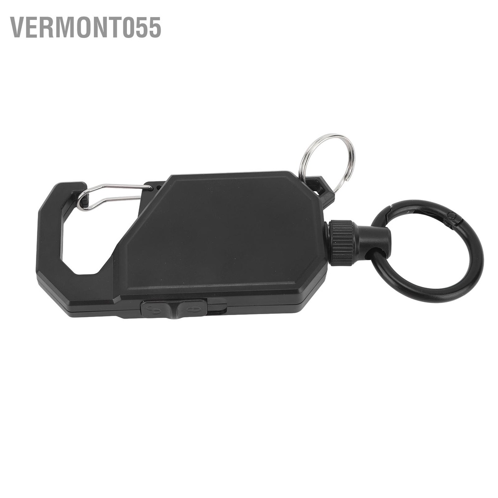 Vermont055 2 Chiếc Ngoài Trời Hạng Nặng Có Thể Thu Vào Móc Khóa Chìa Cho Cần Câu Công Việc Tài Liệu