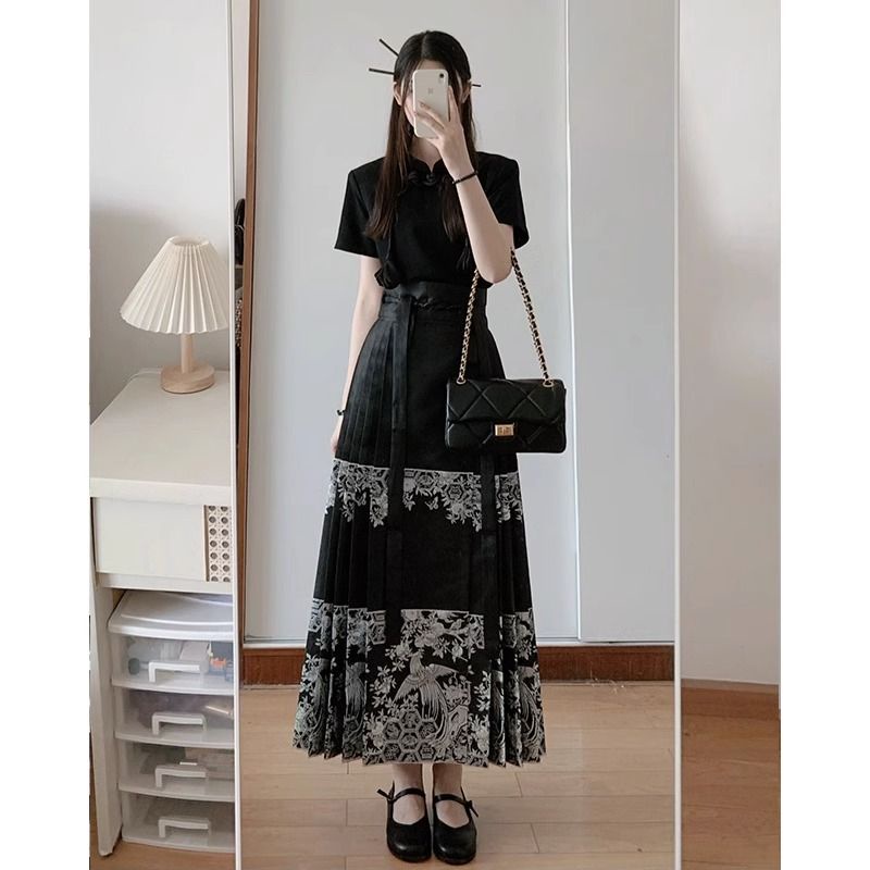 Đầm Hán Phục Cách Tân Phong Cách Trung Hoa Thời Trang Mùa Hè Hàng Mới