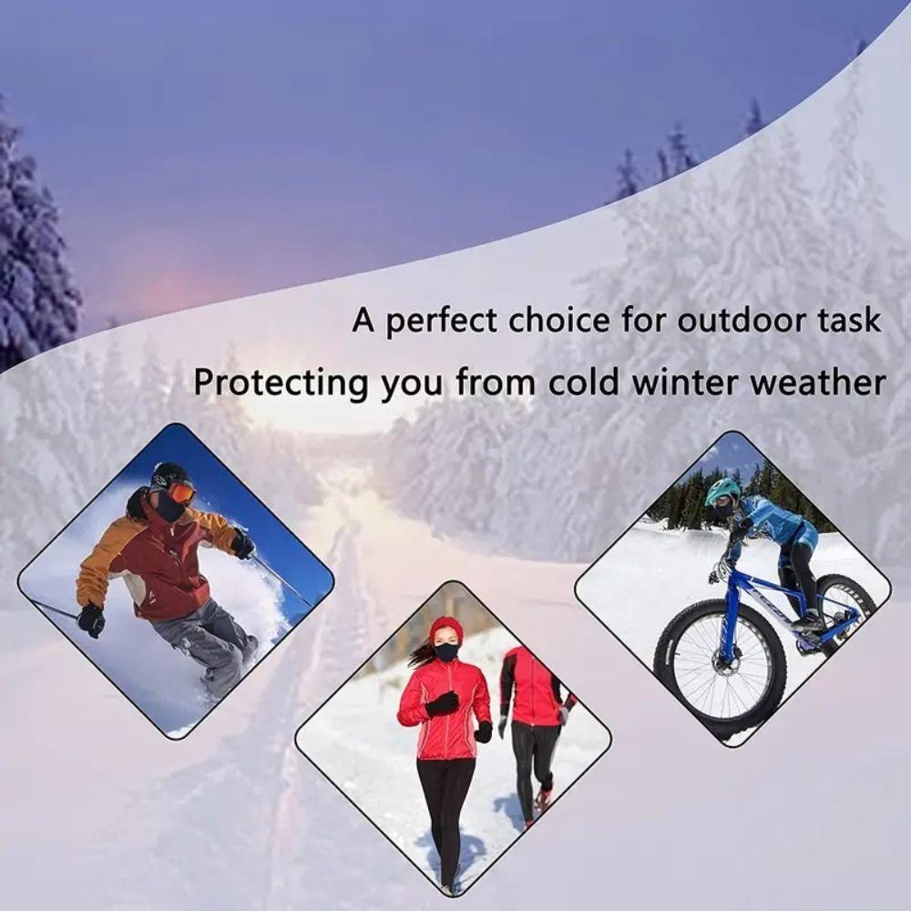 Khẩu Trang Nửa Mặt Chống Gió Chống Bụi Giữ Ấm Màu Sắc Trơn Có Thể Điều Chỉnh