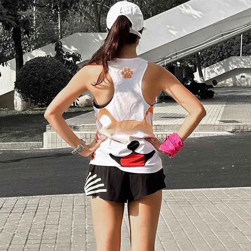 HANLU Áo Ba Lỗ Thể Thao marathon Trọng Lượng Nhẹ Thoáng Khí Nhanh Khô Cho Nam