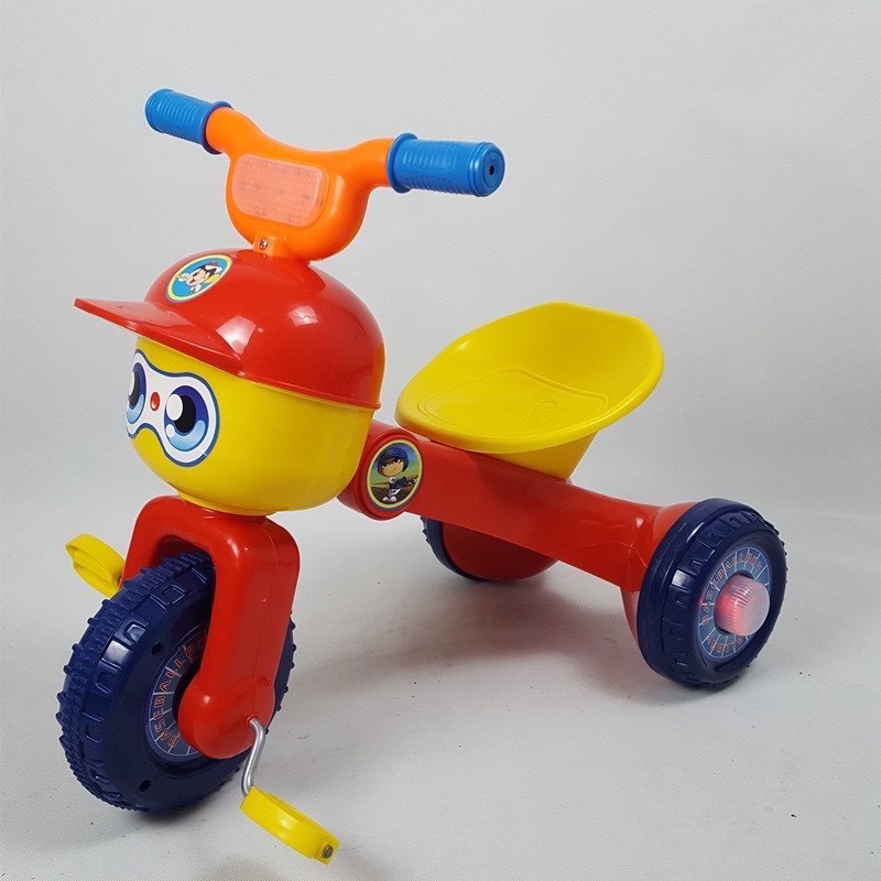 Xe đạp 3 bánh con kiến bánh phát sáng có nhạc có đèn cho bé 1-3 tuổi