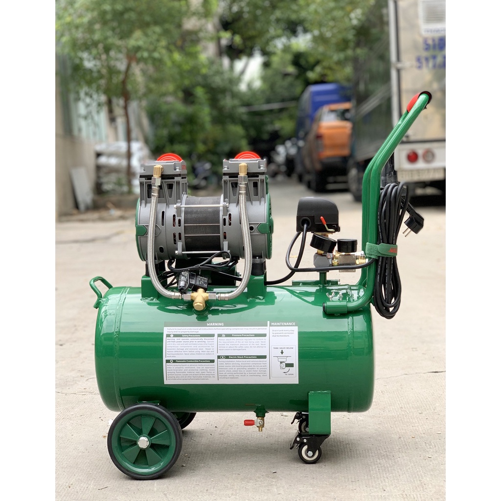 CHÍNH HÃNG  Nén Khí Không Dầu Dekton 3Hp 2250W / DK-AC6950PLUS / Bình 50L - Lưu Lượng 280L/Phút thế giới máy