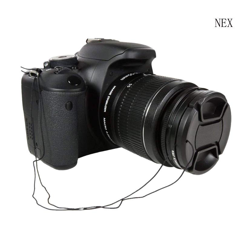 Nắp Đậy Ống Kính Trước Chống Bụi Chống Thất Lạc Kèm Dây Đeo Cho Pentax DSLR