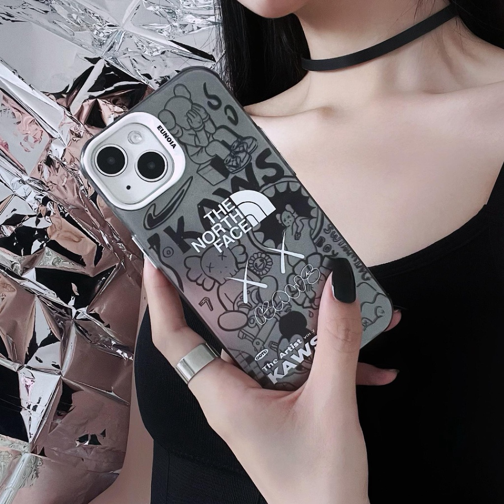Ốp Điện Thoại Tpu Mềm Trong Suốt Chống Sốc In Hình Kaws Thời Trang Cho iPhone 14 13 12 11 Pro Max