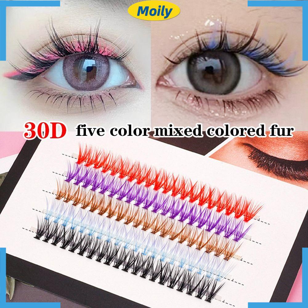 Lông Mi Giả 30D Nhiều Màu Sắc Dùng Để Hóa Trang