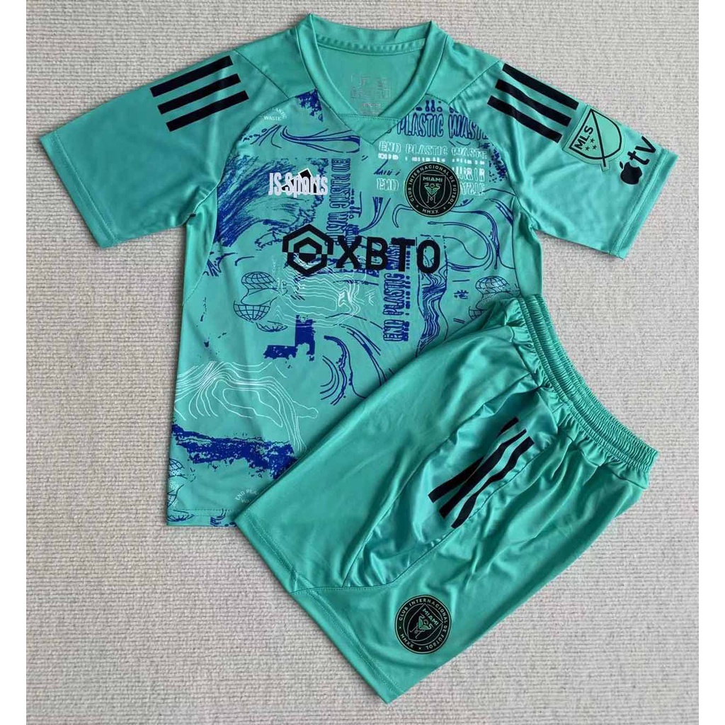 Áo Đấu Thủ Môn Inter Miami Dành Cho Trẻ Em Và Người Lớn
