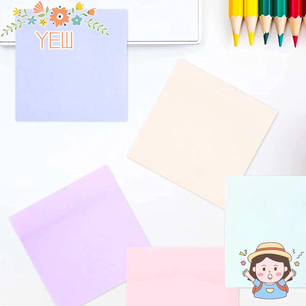 Set 10 Tấm / 100 Tờ Giấy Ghi Chú Tự Dính Tiện Dụng Cho Trường Học