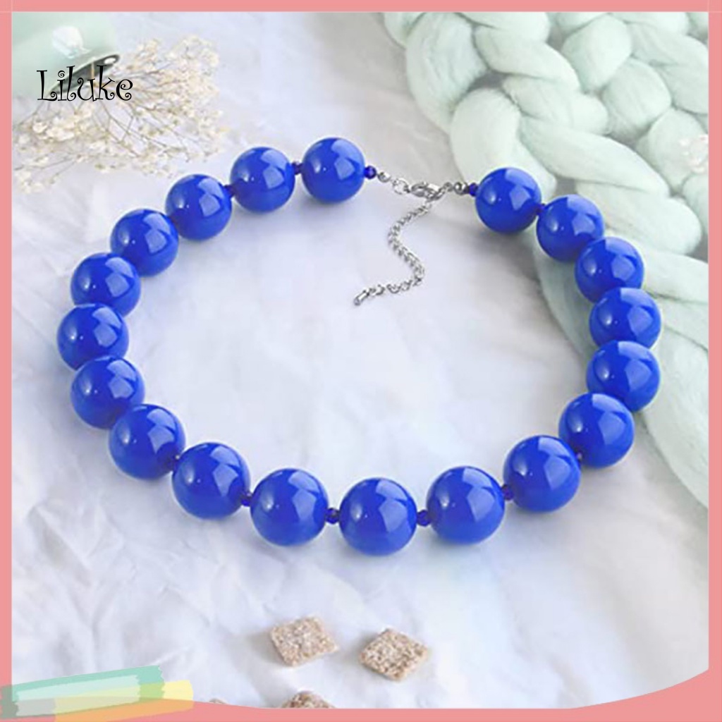 Vòng cổ Chuỗi Hạt 19 Màu Kiểu Dáng Đơn Giản Thời Trang