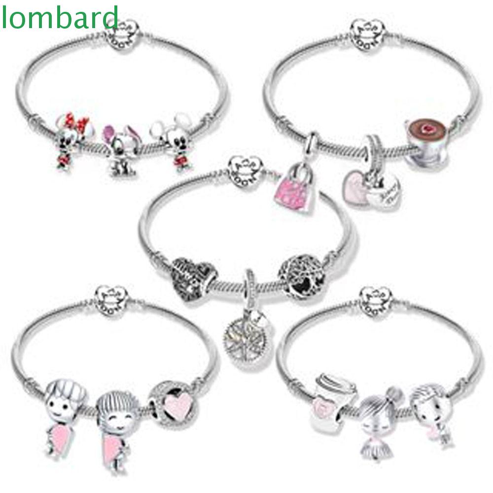 Vòng Tay Họa Tiết Chuột Mickey Hợp Kim Độc Đáo Thời Trang Cho Nữ