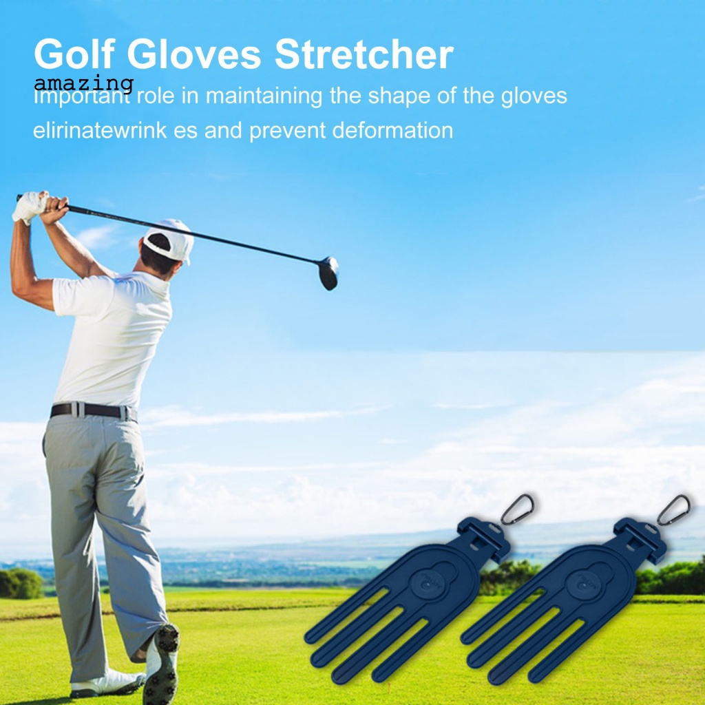 Bộ 2 Kẹp Giữ Găng Tay Đánh Golf Kèm Móc Di Động Tiện Dụng