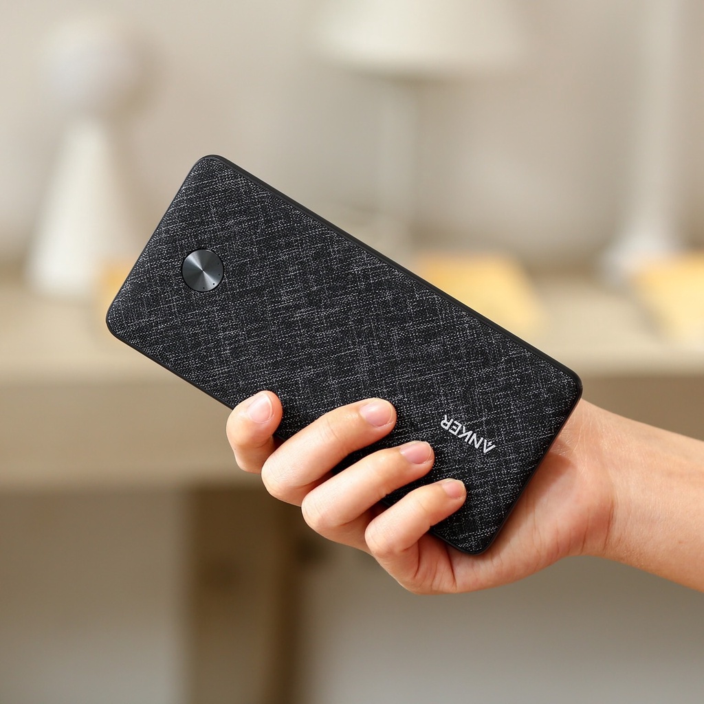 Sạc dự phòng Anker powerpore 3 Sense 10000mAh - A1248 NEW bọc vải sạc nhanh 20W PD