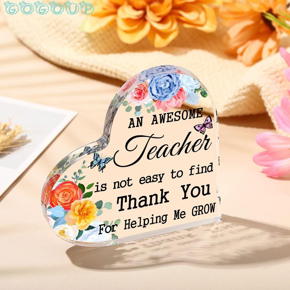 Bảng Hiệu Bằng Acrylic Trong Suốt Cho Giáo Viên