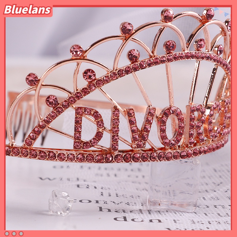 Băng Đô Hình Vương Miện Đính Đá Thời Trang Dành Cho Nữ