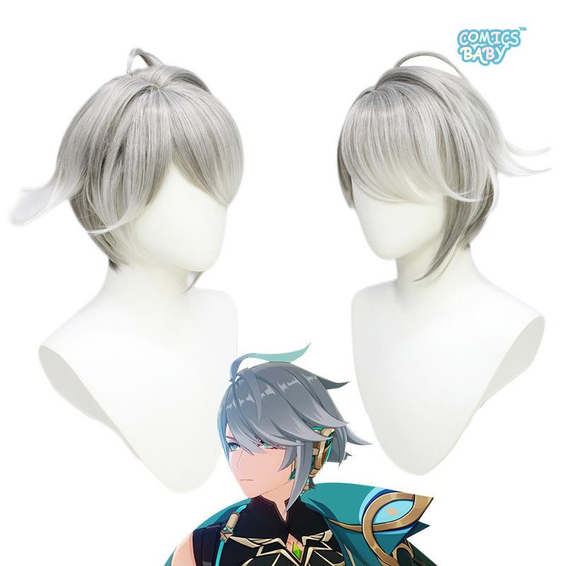 Genshin Impact Alhaitham cosplay costume game Anime Halloween  character wig