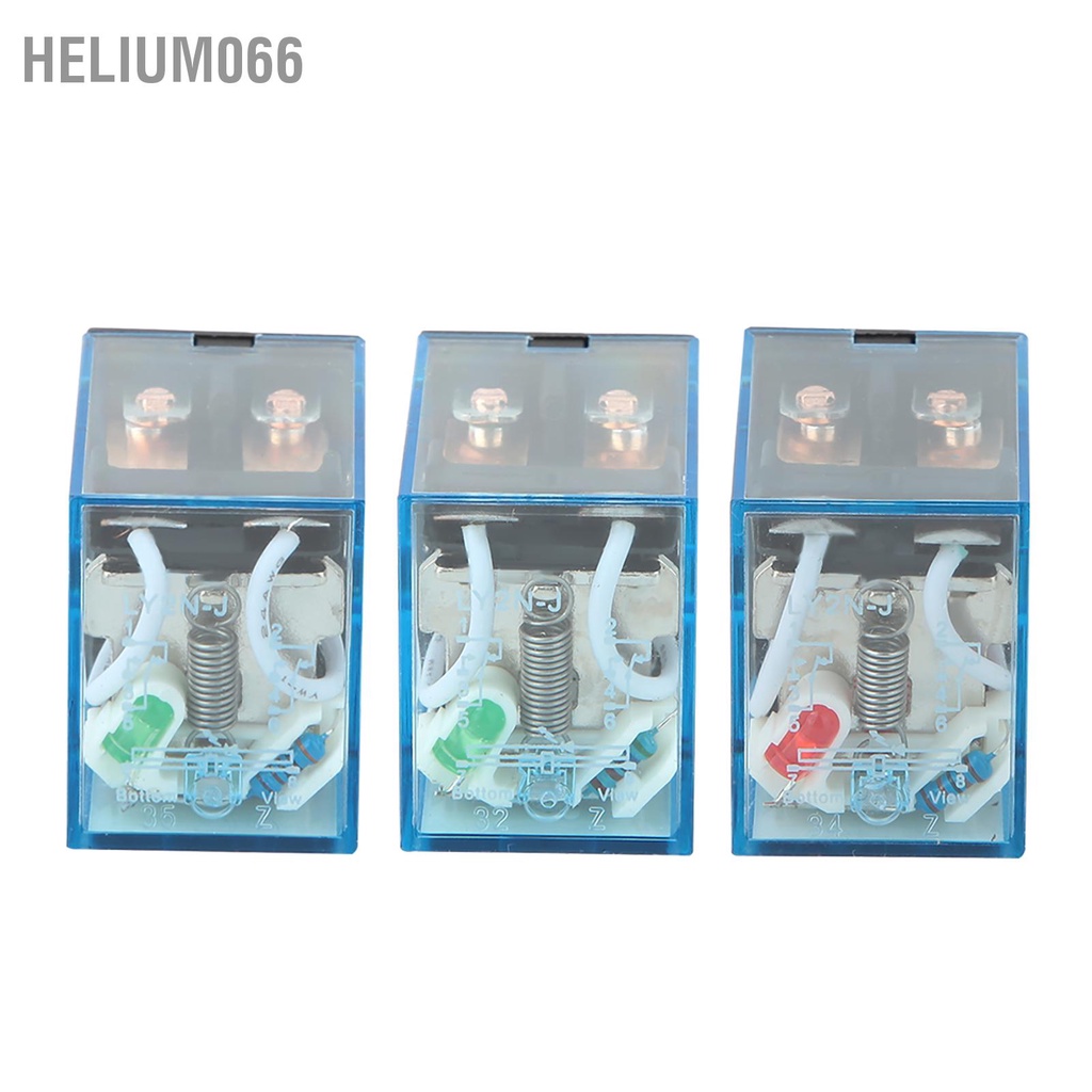 Helium066 10 chiếc LY2NJ 5A AC/DC 8Pin DPDT Cuộn Dây Điện Từ Tiếp