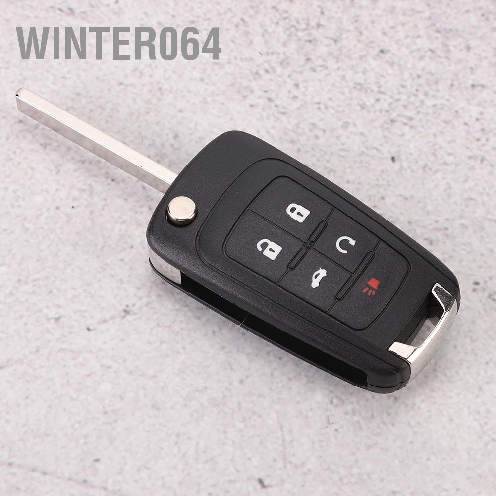 Winter064 5 Nút Lật Chìa Khóa Fob Vỏ Thay Thế Phù Hợp Cho Xe Chevrolet Camaro 2010-2013