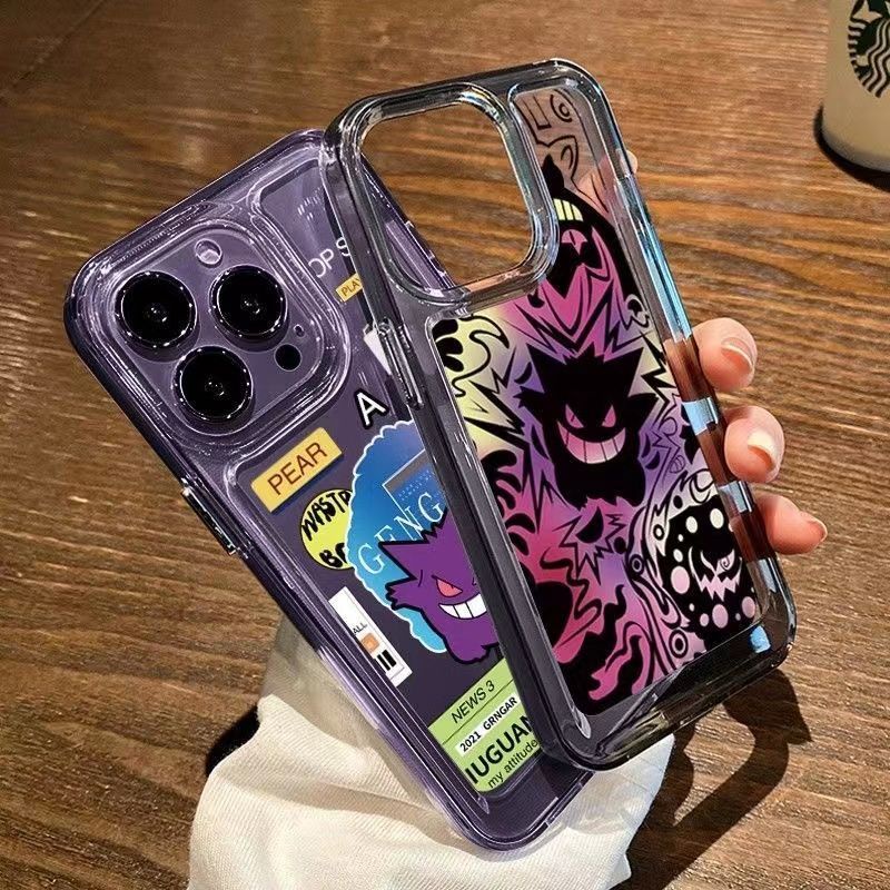 Ốp Điện Thoại Trong Suốt Chống Sốc In Hình pokemon Cho iphone 14 11 13 12 X XS Pro Max xr Mini xr 7 8 plus