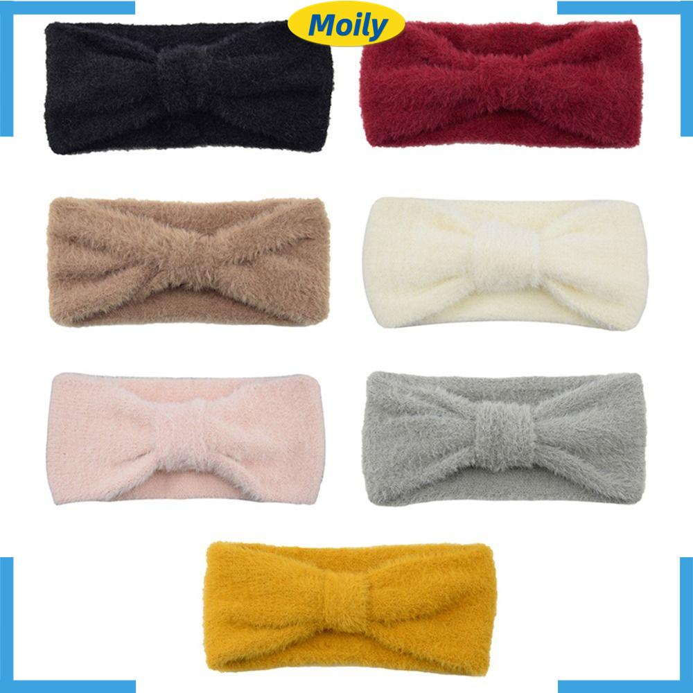 Băng Đô Lông Nhung Giữ Ấm Tai Bản Rộng Thời Trang Mùa Đông
