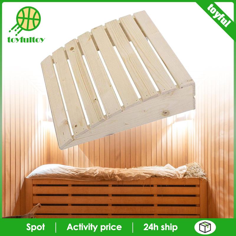 Gối Tựa Đầu Xông Hơi Bằng Gỗ Tiện Dụng Cho Phòng Khách / Phòng Tắm / Sofa