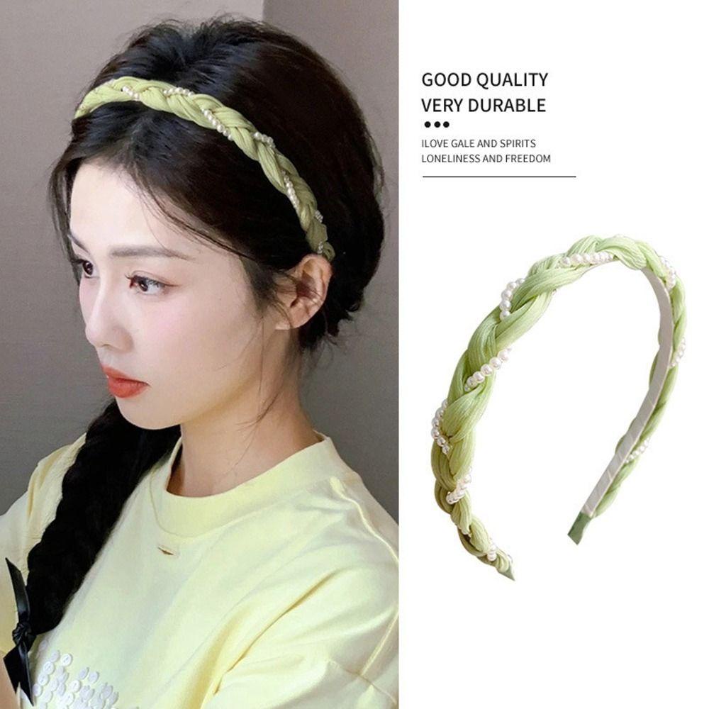 AROMA Băng Đô Cài Tóc Rửa Mặt / Rửa Mặt Vải Xoắn Kiểu Vintage Hàn Quốc Cho Nữ