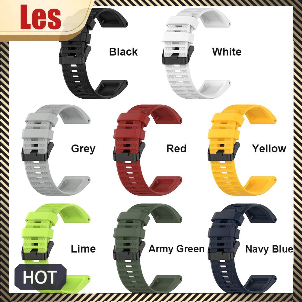 Dây Đeo Silicone Cho Đồng Hồ Thông Minh Garmin Fenix 6X / Fenix 6X Pro