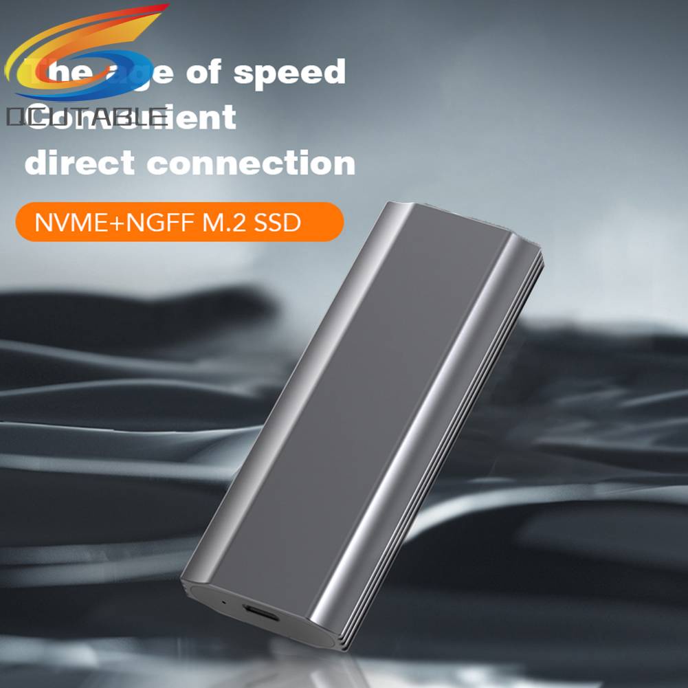 Hộp Đựng Ổ Cứng M.2 HDD USB3.1 Gen2 10Gbps NVMe / NGFF Cho 2230 2242 2260 2280 SSD