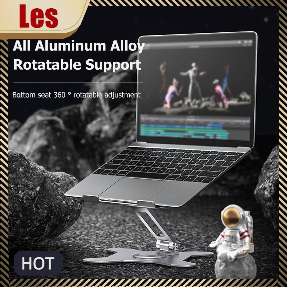 Giá Đỡ Laptop / MacBook / iPad Thiết Kế Tản Nhiệt Chống Trượt Có Thể Gấp Gọn Tiện
