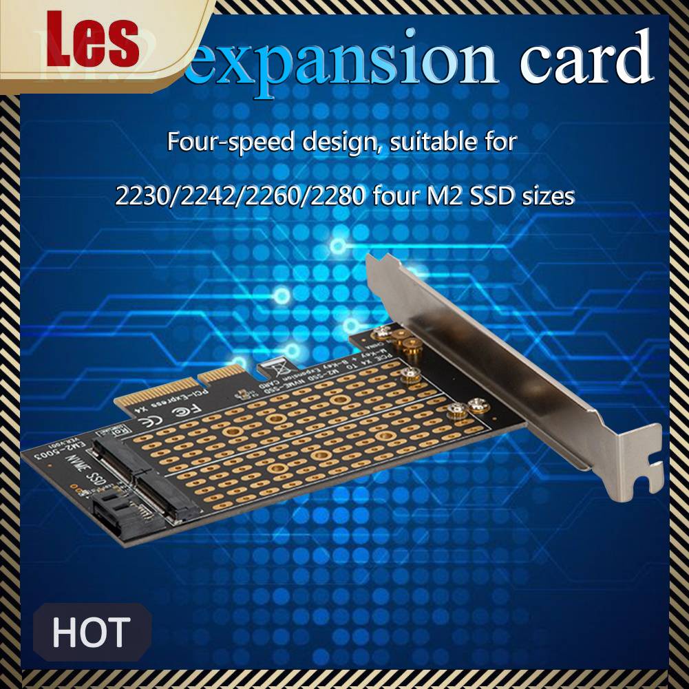 Bộ Chuyển Đổi PCI-E NVMe SATA M.2 Sang PCI-Express 3.0 X4 Cho Key M Key M2 SSD