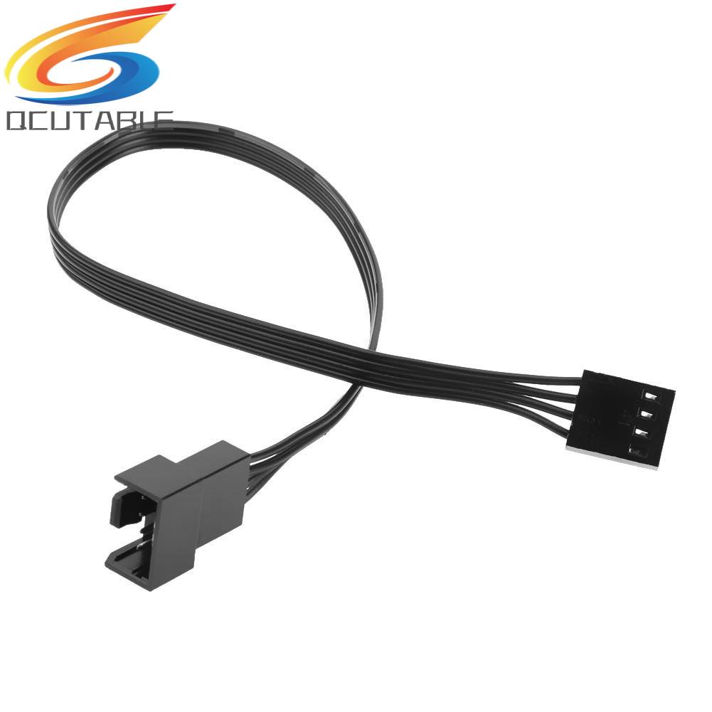 Dây Cáp Nối Dài Cho Bo Mạch Chủ 4Pin Cái Sang PWM Quạt 4Pin Đực 25cm