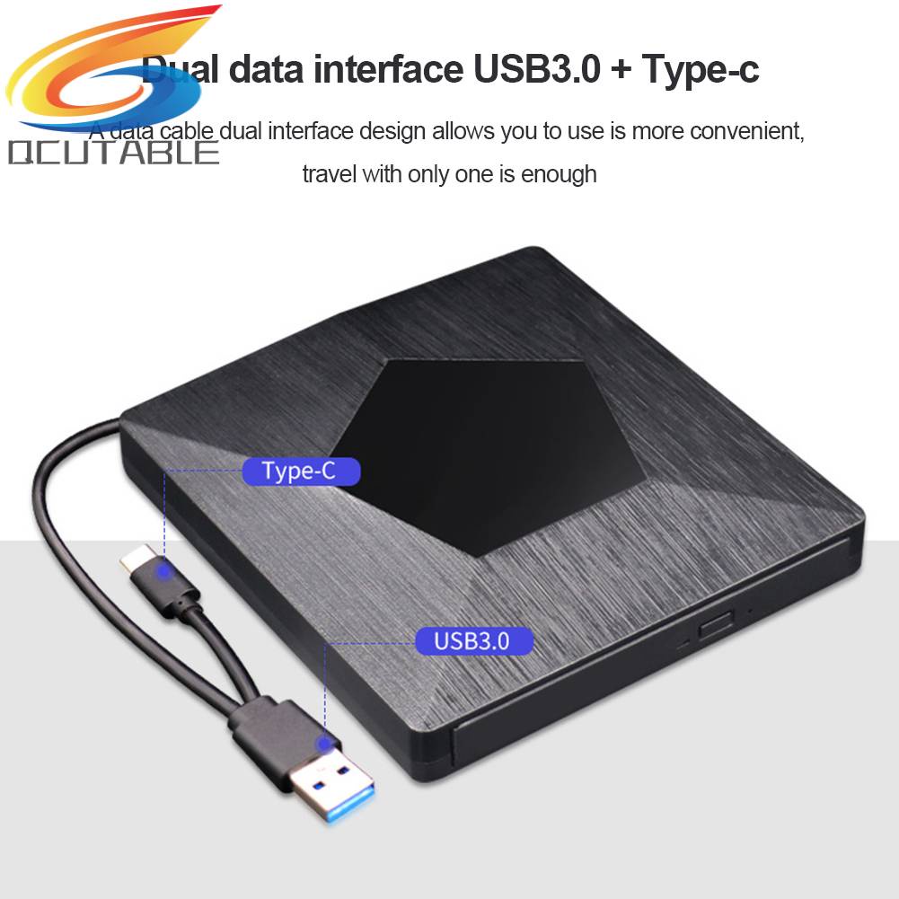 Ổ Đĩa CD-ROM Usb 3.0 Cho Windows XP / 7 / 8 / 10