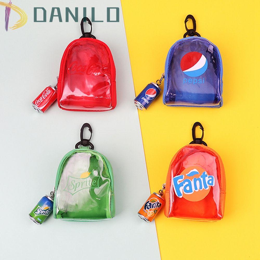 DANILO Túi Đựng Tai Nghe / Tiền Xu Mini Bằng PVC Trong Suốt Thời Trang Mùa Hè Cho Nữ