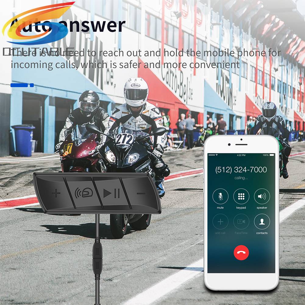 Bộ Tai Nghe Bluetooth Không Dây Gắn Mũ Bảo Hiểm Khi Lái Xe Mô Tô