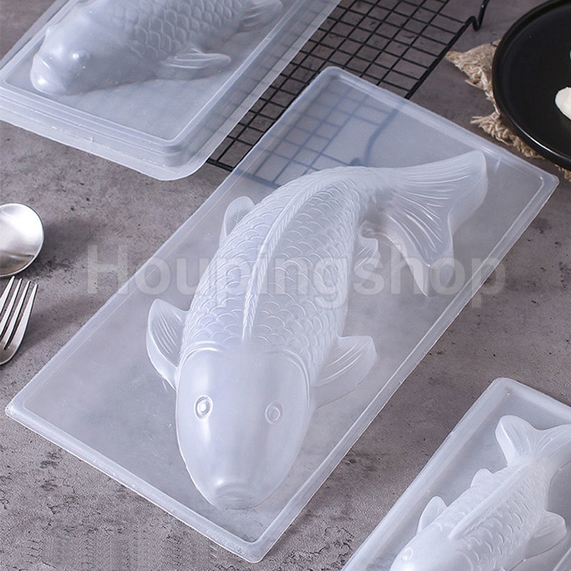 Khuôn Làm Bánh Hình Cá Koi 3D Độc Đáo