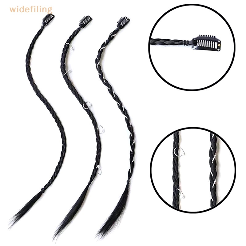 Widefiling Y2K Tóc Giả Thắt Bím Phong Cách Thời Trang Mát Mẻ Không Để Lại Dấu Vết Dành Cho Nữ