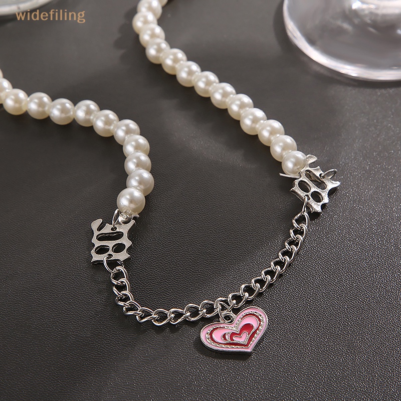 Vòng cổ Mặt Hình Đầu Lâu Đính Ngọc Trai Phong Cách Hip Hop Y2K