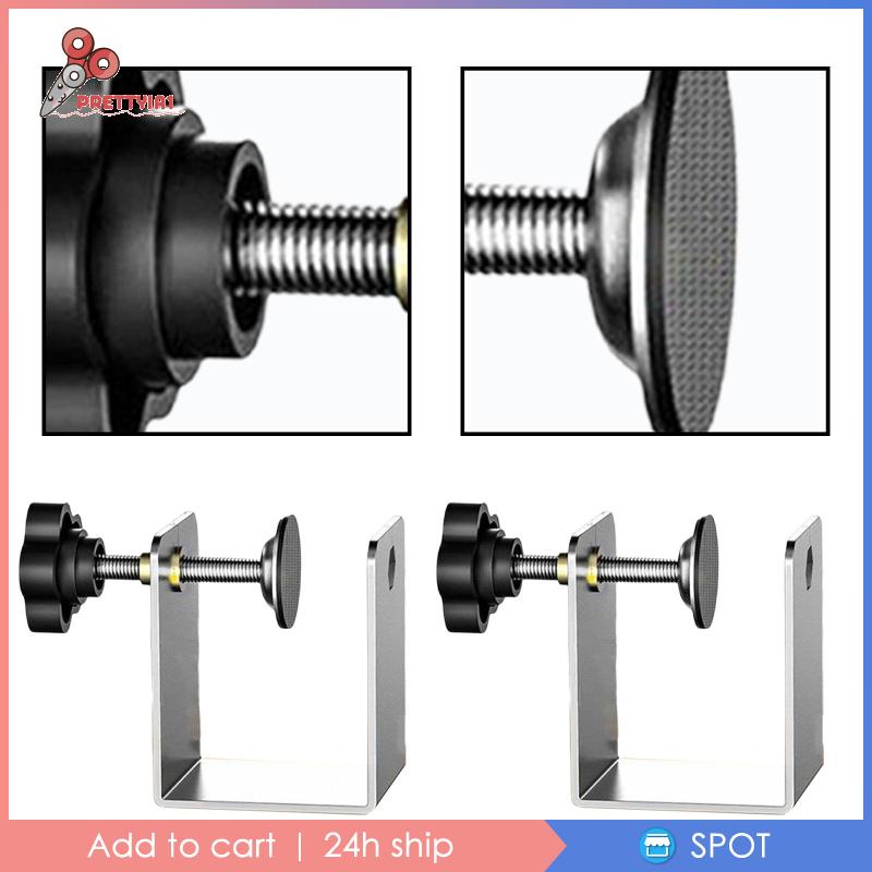 1 [Prettyia1] 2 Kẹp Ngăn Kéo Tủ Nhỏ Gọn Dễ Dàng Gắn Phía Trước Để Đồ Nội